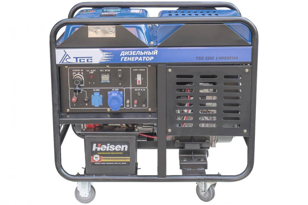 Дизель генератор TSS SDG 14000EHA в кожухе 1600