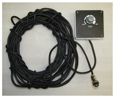 Регулятор тока дистанционный для аппаратов сварки MMA (14.6м.,4 pin)/ Current regulator remote Регулятор тока дистанционный для аппаратов сварки MMA (14.6м.,4 pin)/ Current regulator remote