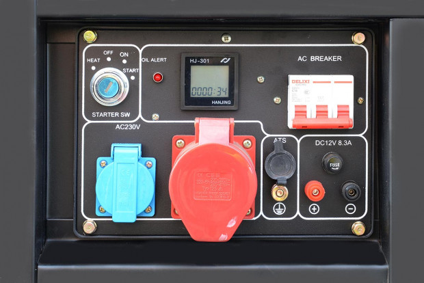 Дизель генератор TSS SDG 7500EH3A в кожухе 1200