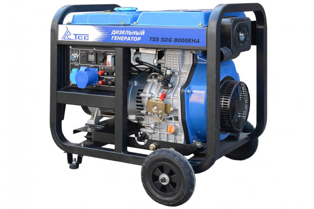 Дизель генератор TSS SDG 7500EHA в кожухе 1200