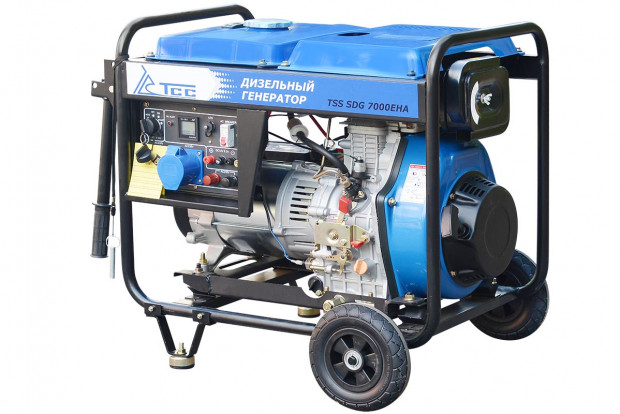 Дизель генератор TSS SDG 7000EHA в кожухе 1200