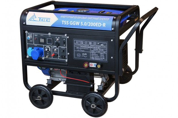 Инверторный бензиновый сварочный генератор TSS GGW 5.0/200ED-R Инверторный бензиновый сварочный генератор TSS GGW 5.0/200ED-R