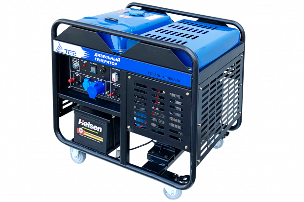 Дизель генератор TSS SDG 14000EHA в кожухе 1600