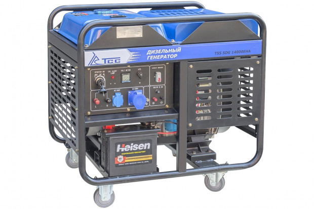 Дизель генератор TSS SDG 14000EHA в кожухе 1600